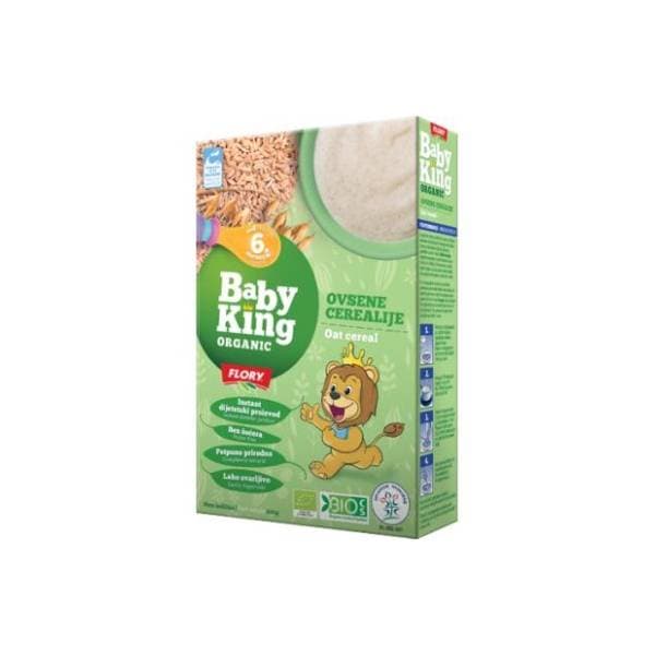 Dečija hrana FLORY Baby king ovsene cerealije 200g 0