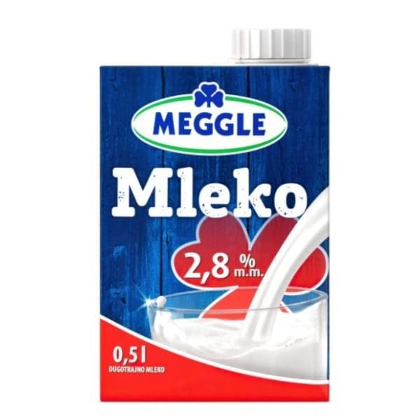 Dugotrajno mleko MEGGLE 2,8%mm 500ml 0