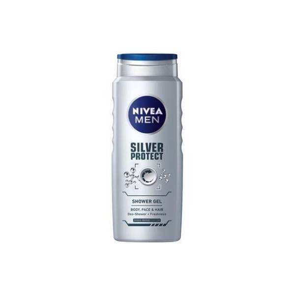 Gel za tuširanje NIVEA Silver protect 500ml 0