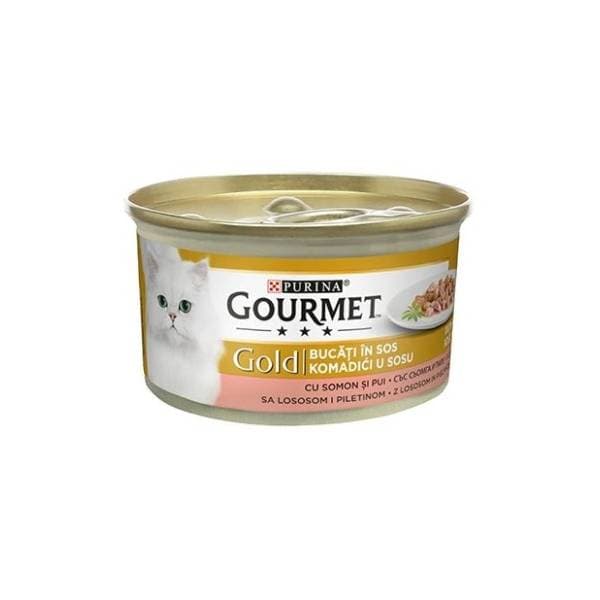 GOURMET Gold piletina i losos 85g 0