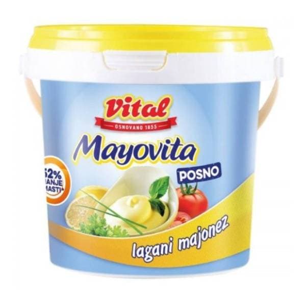 Majonez VITAL Mayovita light kantica 900g 0