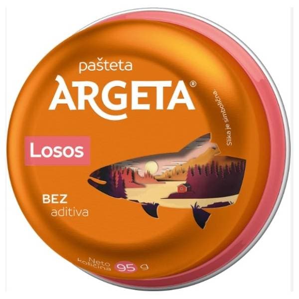 Pašteta ARGETA losos 95g 0