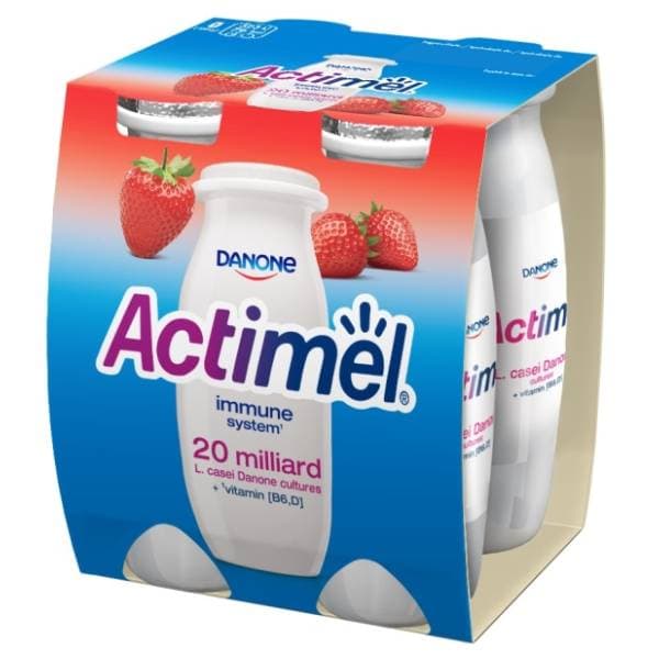 Voćni jogurt DANONE Actimel jagoda 4x100ml 0