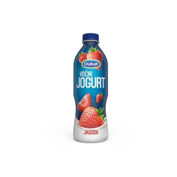 Voćni jogurt DUKAT jagoda 1kg 0