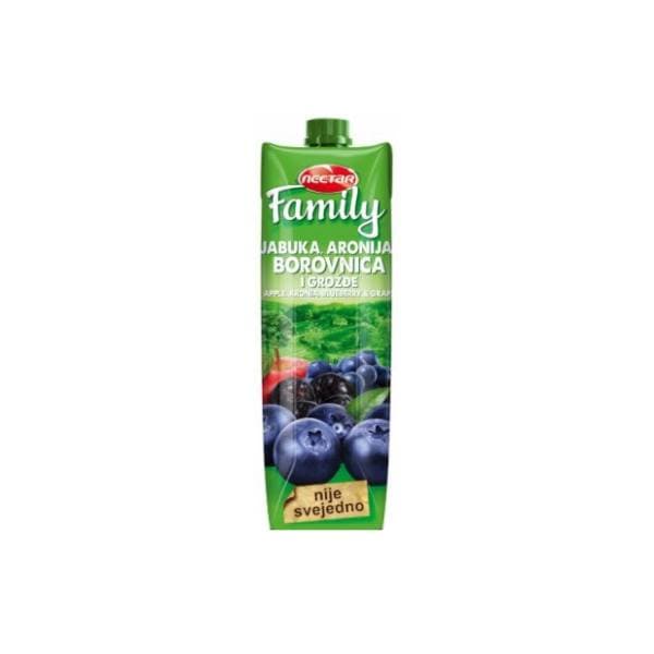 Voćni sok NECTAR Family borovnica 1l 0