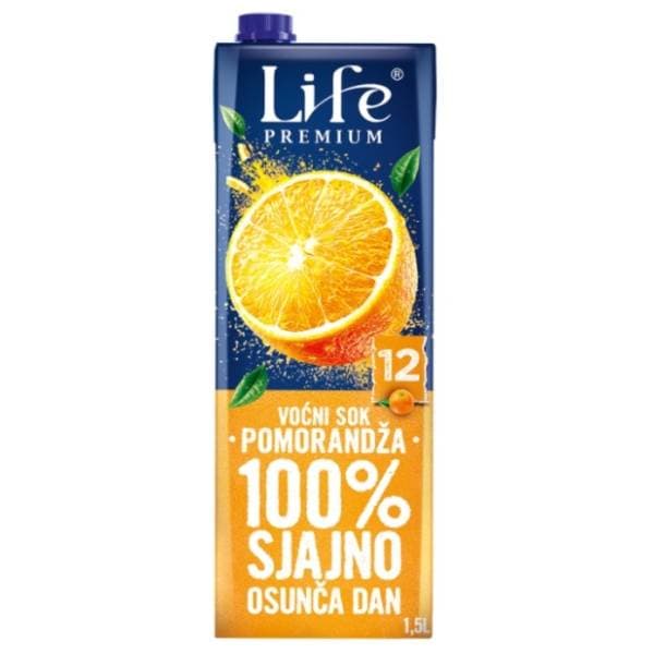 Voćni sok NECTAR Life pomorandža 100% 1,5l 0