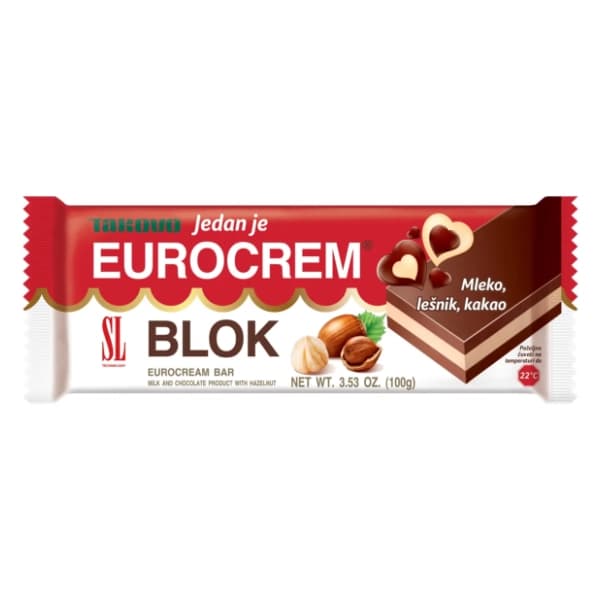 Čokolada SWISSLION Eurocrem blok 100g 0