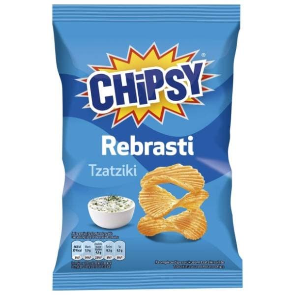 MARBO Chipsy Rebrasti Tzatziki 40g 0