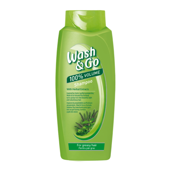 Šampon WASH & GO Herbal coctail 400ml 0