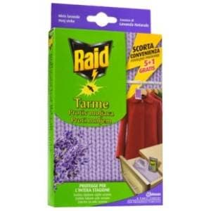 RAID gel protiv moljaca lavanda 5+1kom 6x3g