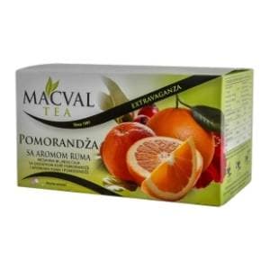 MACVAL čaj pomorandža sa aromom ruma 40g