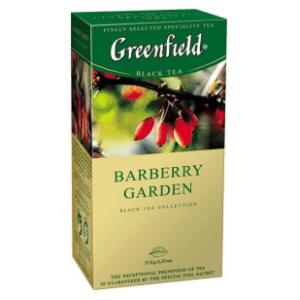 GREENFIELD Crni čaj Barberry garden 38g