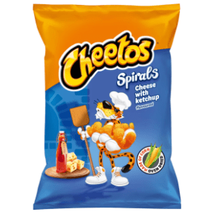 CHEETOS spirals cheese and ketchup flips 80g