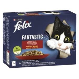 FELIX hrana za mačke meso u želeu 12x85g