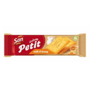 Keks SAN Petit crunchy milk & honey 144g