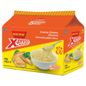 Nudle WAI WAI X-press piletina u krem sosu 350g