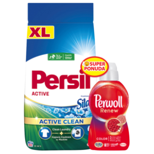 PERSIL active clean 60 pranja (5,4kg) + Perwoll Color 990ml