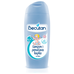 Šampon i penušava kupka za decu BECUTAN 2u1 400ml
