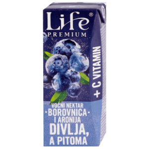 Voćni sok NECTAR Life premium borovnica i aronija 200ml