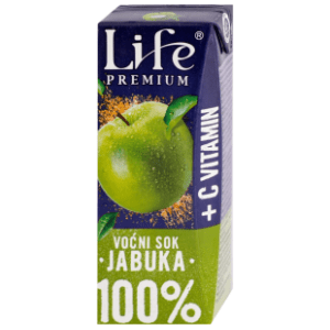 Voćni sok NECTAR Life premium jabuka sa vitaminom C 0,2l