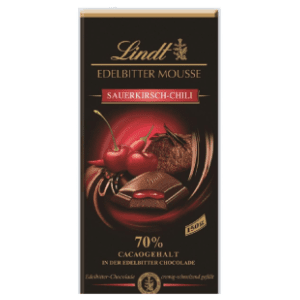 Čokolada LINDT tamna chili višnja  70% kakao 150g