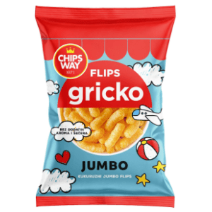 Flips CHIPS WAY Gricko jumbo classic 80g
