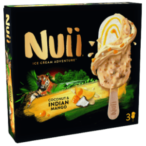 Sladoled NUII indian mango coconut multipack 3x90ml