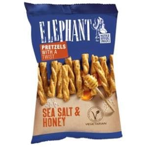 Štapići ELEPHANT Twists sea salt & honey 160g