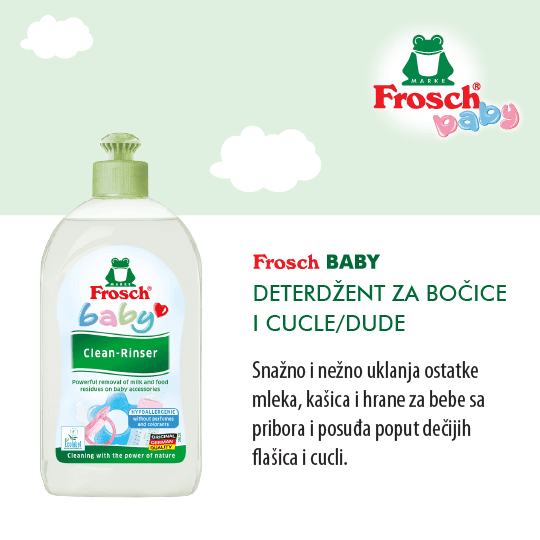 Frosch Baby deterdžent za flašice, 500 ml