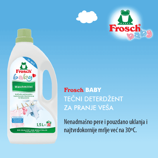 Frosch Baby deterdžent za veš, 1,5 l