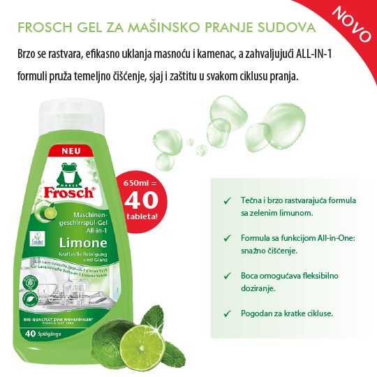Frosch sredstva za pranje posuđa
