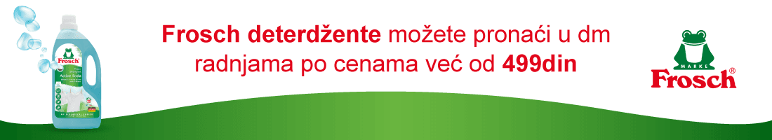 Frosch deterdženti za veš - prirodni sastojci