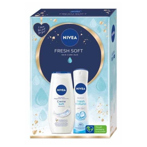 NIVEA set Fresh soft (gel za tuširanje i dezodorans) 0