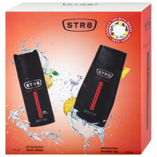 STR8 set Red code (dezodorans i gel za tuširanje) 0