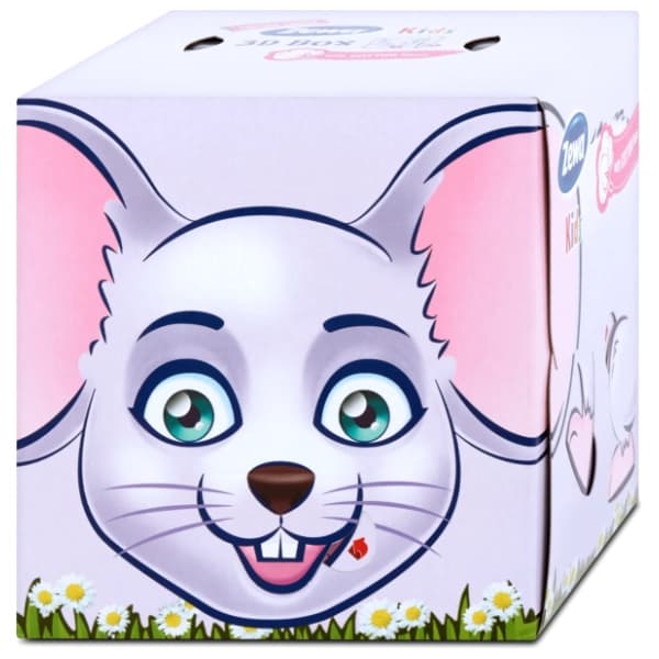 ZEWA kids 3D Zoo Box papirne maramice kutija 3 sloja 60kom 0