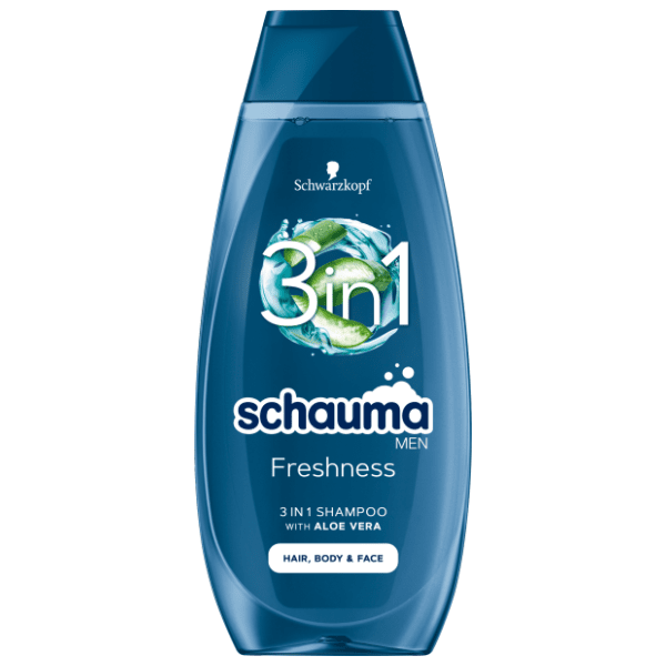 Šampon SCHAUMA Men 3u1 sea minerals & aloe vera 400ml 0