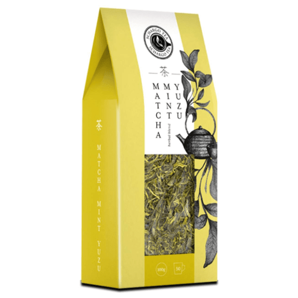 Čaj SCHARGO Tea matcha mint yuzu 100g 0