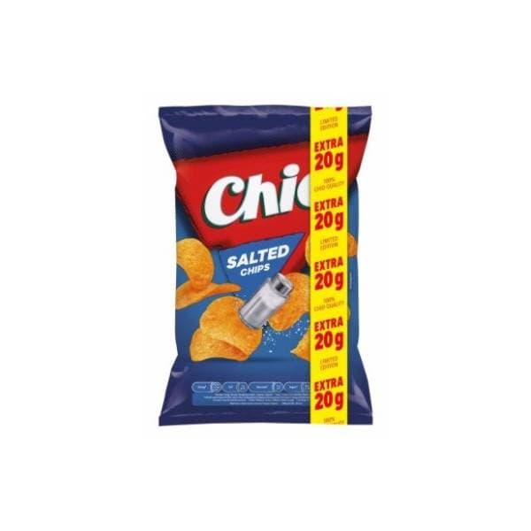 Čips CHIO salted 140g+20g gratis 0