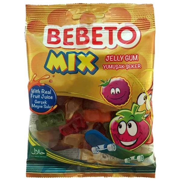 Gumene bombone BEBETO mix 80g 0