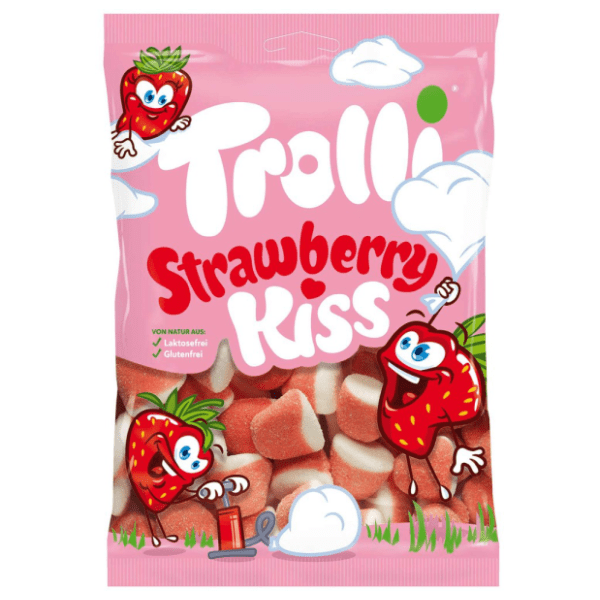 Gumene bombone TROLLI strawberry kiss 100g 0
