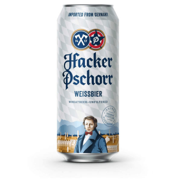 Pivo HACKER PSCHORR pšenično 0,5l 0
