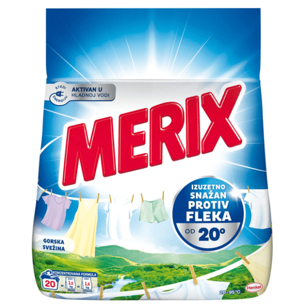 MERIX gorska svežina 20 pranja (1,5kg) 0