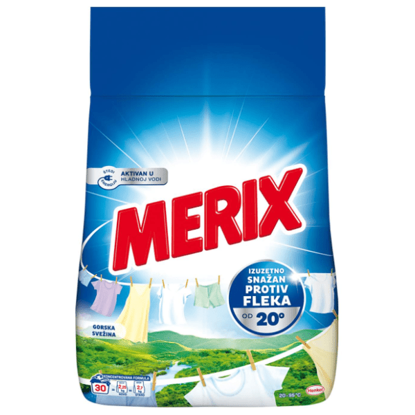 MERIX gorska svežina 30 pranja (2,25kg) 0