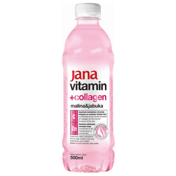 Negazirana voda JANA vitamin+collagen 500ml 0