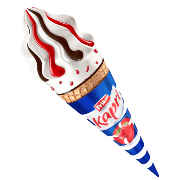 Sladoled FRIKOM Kapri kornet 160ml 0