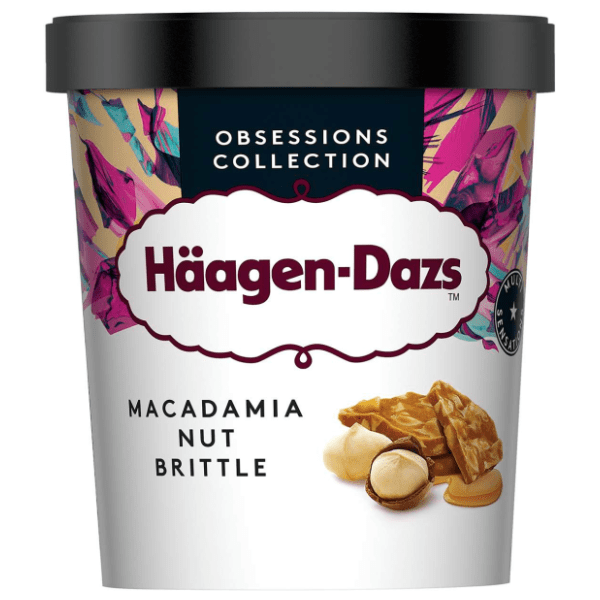 Sladoled HAAGEN DAZS macadamia nut brittle 460ml 0