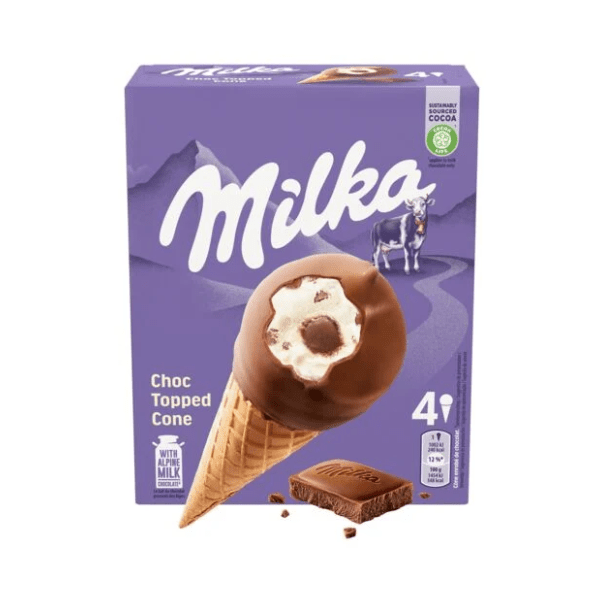 Sladoled MILKA kornet multipack 4x100ml 0