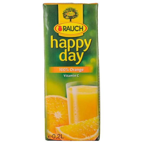 Voćni sok RAUCH Happy day 100% orange 200ml 0