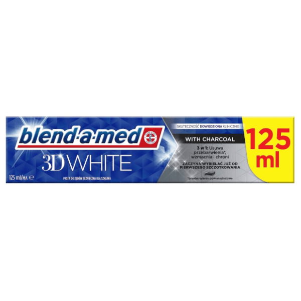 BLEND-A-MED 3D white charcoal pasta za zube 125ml 0