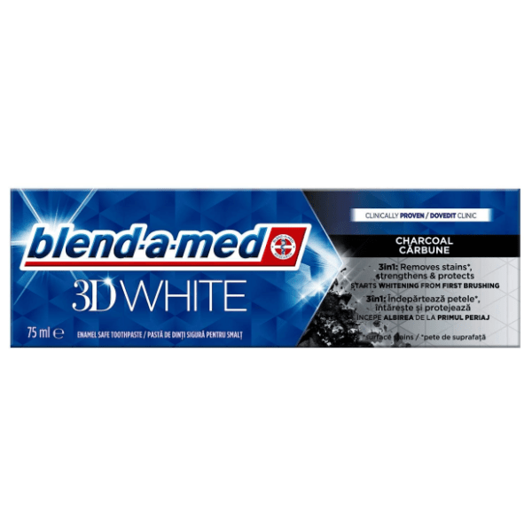 BLEND-A-MED 3D white charcoal pasta za zube 75ml 0